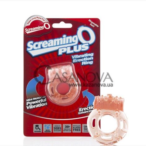 Основное фото Кольцо-стимулятор Screaming O Plus розовое