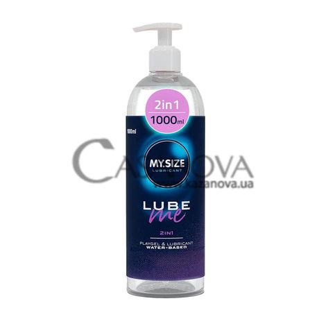 Основное фото Лубрикант и массажный гель My.Size Lube Me 2in1 1000 мл