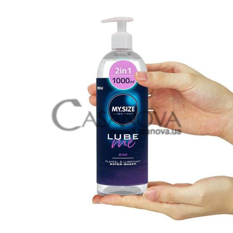 Основное фото Лубрикант и массажный гель My.Size Lube Me 2in1 1000 мл