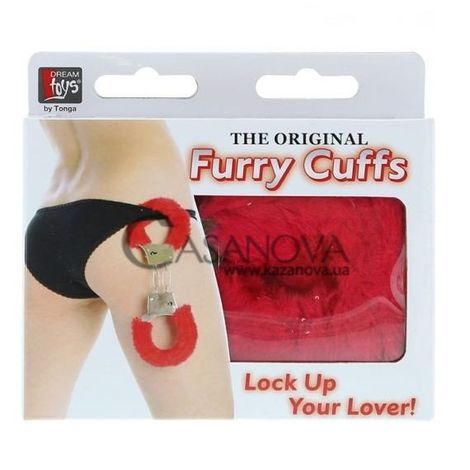 Основное фото Наручники The Original Furry Cuffs красные