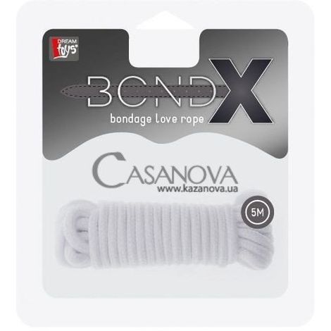 Основное фото Верёвка для бондажа BondX Love Rope белая 5 м