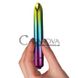 Додаткове фото Вібратор Rocks-Off RO-140mm Prism Rainbow різнокольоровий 14 см