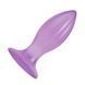 Дополнительное фото Анальная пробка на присоске Chisa Novelties Hi-Rubber Butt Plug 4,8 inch 306517 фиолетовая 12,3 см