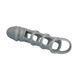 Дополнительное фото Стимулирующая насадка Lybaile Penis Sleeve With Ball Strap серая 17 см