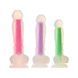 Додаткове фото Фалоімітатор на присосці, що світиться в темряві, Dream Toys Soft Silicone Glow in The Dark Dildo Large рожевий