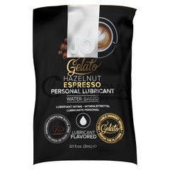 Основное фото Пробник оральной смазки JO Gelato Hazelnut Espresso ореховый эспрессо 3 мл