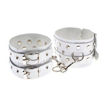 Основное фото Оковы Leather Double Fix Leg Cuffs белые