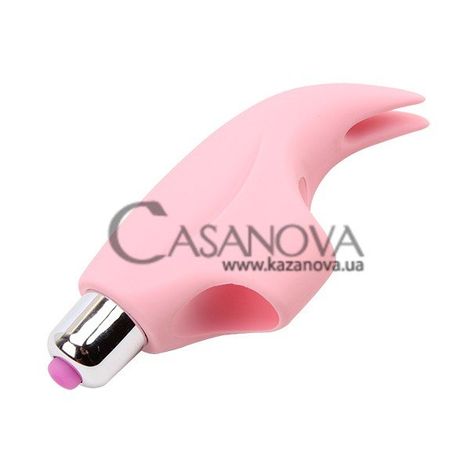 Основное фото Вибронасадка на палец MisSweet Kinky розовая 10 см