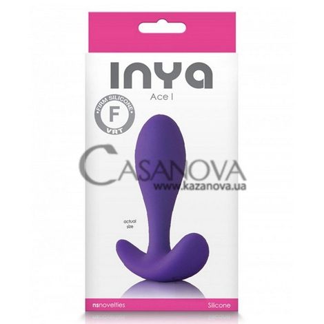 Основное фото Анальная пробка Inya Ace I пурпурная 10,4 см