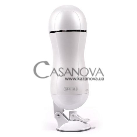 Основное фото Мастурбатор-вагина со звуковым сопровождением и вибрацией Smart Ruby Masturbation Cup белый с телесным