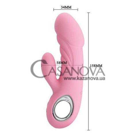 Основное фото Rabbit-вибратор Pretty Love Carina розовый 15,8 см