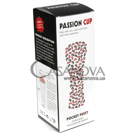 Основное фото Мастурбатор-вагина с вибрацией Passion Cup Pocket Pussy телесный
