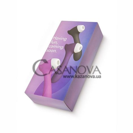 Основное фото Вакуумный стимулятор клитора Мистер Факер Joy фиолетовый 18,9 см