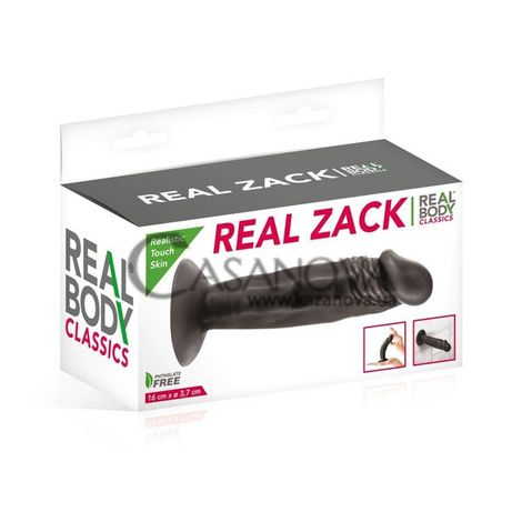 Основное фото Фаллоимитатор Real Body Real Zack чёрный 16 см