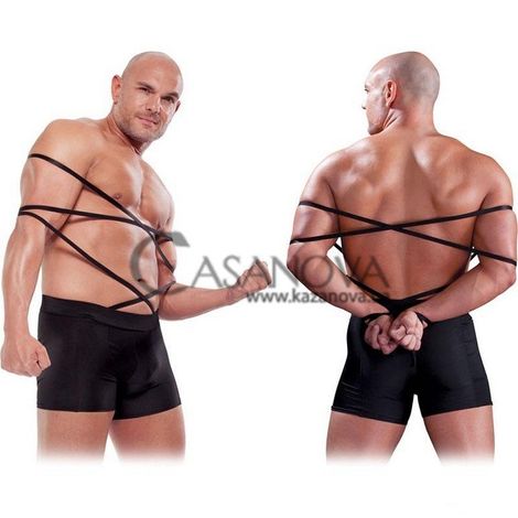 Основне фото Боксери для в'язня Tie Me Up Boxer Set чорні