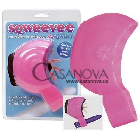 Основное фото Чехол Sqweevee для имитатора орального секса Sqweel розовый