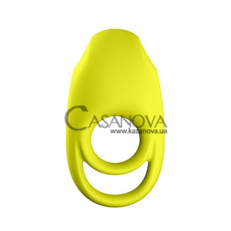 Основное фото Двойное эрекционное кольцо с вибрацией Satisfyer Spectacular Duo жёлтое
