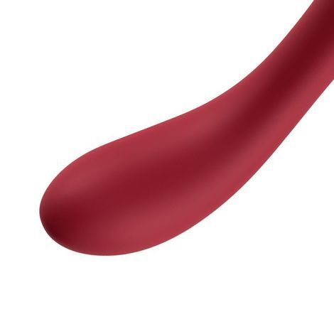 Основное фото Двухсторонний вибратор Rose Vibrator Boss Series красный 17 см