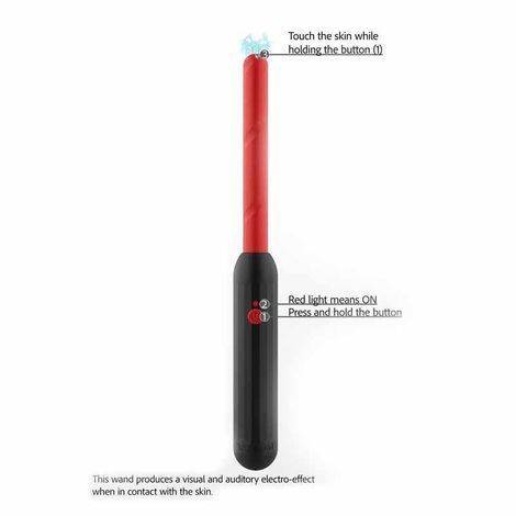 Основное фото Электростимулятор Taboom Prick Stick Electro Shock Wand красно-чёрный