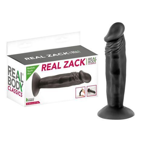 Основное фото Фаллоимитатор Real Body Real Zack чёрный 16 см