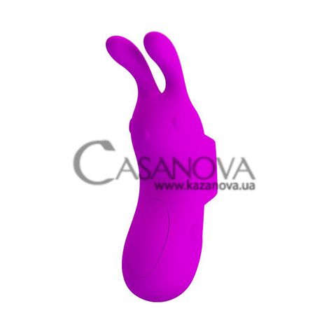 Основное фото Клиторальный стимулятор на палец Lybaile Pretty Love Finger Bunny фуксия 9,4 см