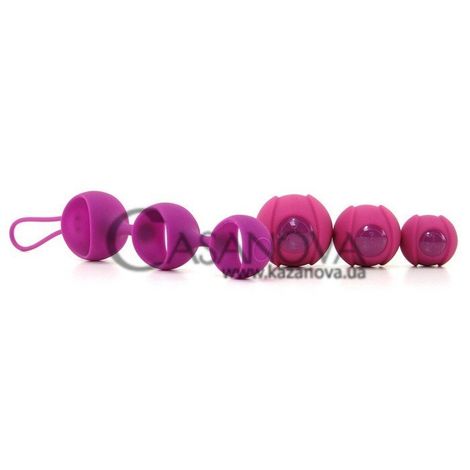 Основное фото Набор из трёх вагинальных шариков Key Stella Balls III розовый