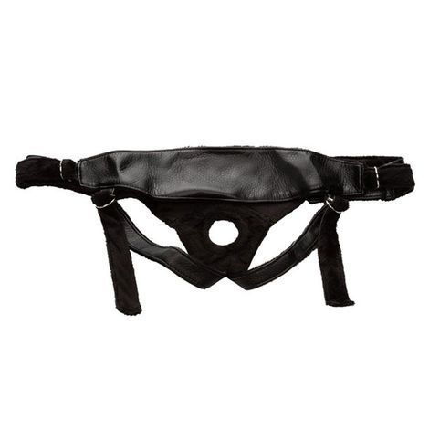 Основное фото Трусики для страпона California Exotic Novelties Universal Love Rider Platinum Harness чёрные
