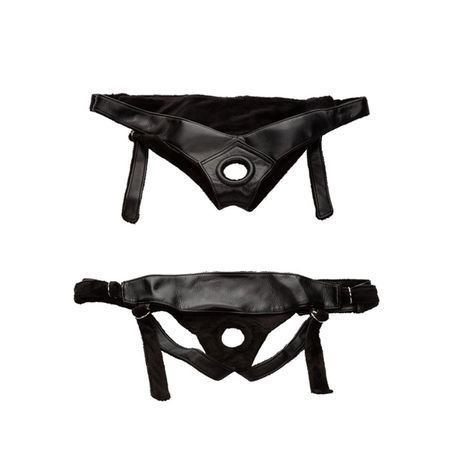Основное фото Трусики для страпона California Exotic Novelties Universal Love Rider Platinum Harness чёрные