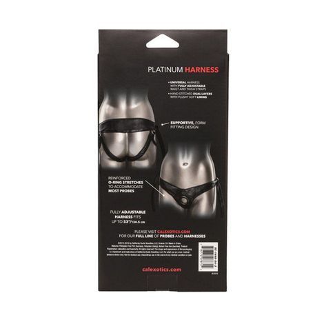 Основное фото Трусики для страпона California Exotic Novelties Universal Love Rider Platinum Harness чёрные