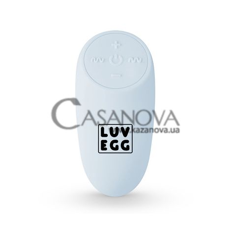 Основное фото Виброяйцо с ДУ EasyToys Luv Egg голубое