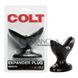 Додаткове фото Середня анальна пробка Colt Expander Plug Medium чорна 8,9 см