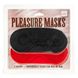 Додаткове фото Комплект з 2 масок на очі California Exotic Novelties Pleasure Masks чорно-червоний