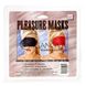 Додаткове фото Комплект з 2 масок на очі California Exotic Novelties Pleasure Masks чорно-червоний