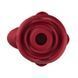 Дополнительное фото Двухсторонний вибратор Rose Vibrator Boss Series красный 17 см