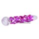 Дополнительное фото Фаллоимитатор из стекла Glass Worxx Diamond Dazzler Purple 17 см