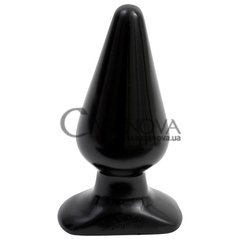 Основное фото Анальная пробка Classic Butt Plug Large чёрная 14 см