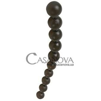 Основне фото Анальні буси Jumbo Jelly Thai Beads чорні 28 см