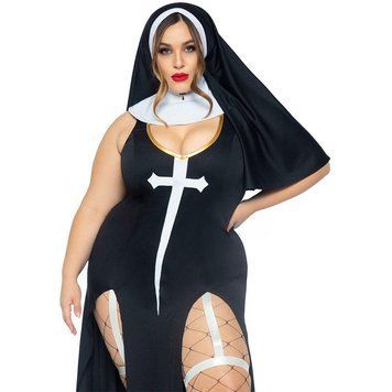 Основное фото Костюм монашки Sultry Sinner Nun Costume XL/XXL чёрный
