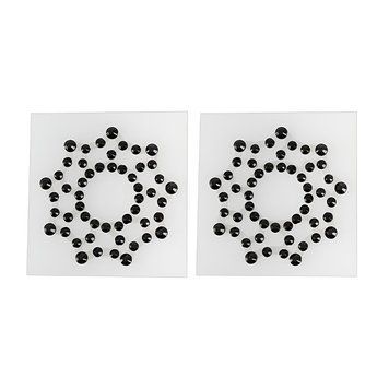 Основное фото Пэстисы-наклейки Cottelli Collection Stars Nippel Sticker чёрные