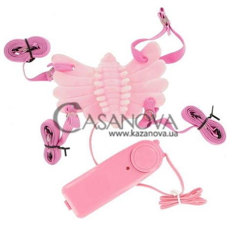 Основное фото Клиторальная вибробабочка Butterfly Massager розовая