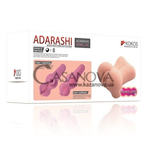 Основное фото Искусственная вагина Kokos Adarashi 1 телесная