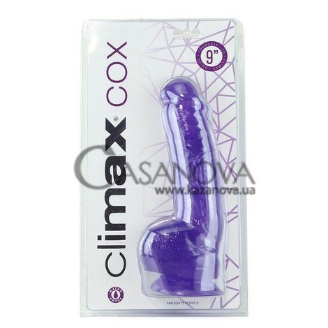 Основне фото Фалоімітатор Climax Cox Colossal Cock Naughty Purple пурпурний 22,2 см