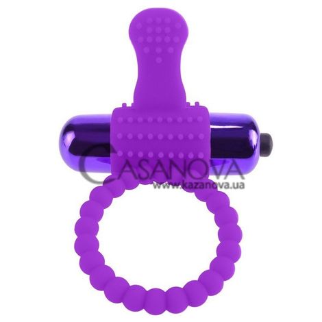 Основное фото Виброкольцо Fantasy C-Ringz Vibrating Silicone Super Ring фиолетовое