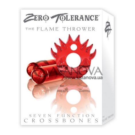 Основное фото Виброкольцо-стимулятор The Flame Thrower красное 4,5 см