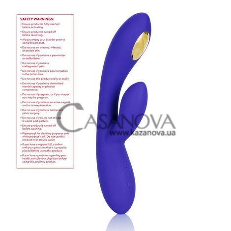 Основне фото Rabbit-вібратор Impulse Intimate E-Stimulator Dual Wand пурпурний 21,5 см