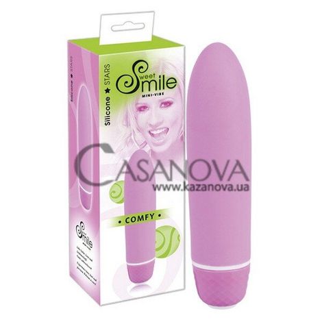 Основне фото Вібратор Smile Comfy рожевий 13 см