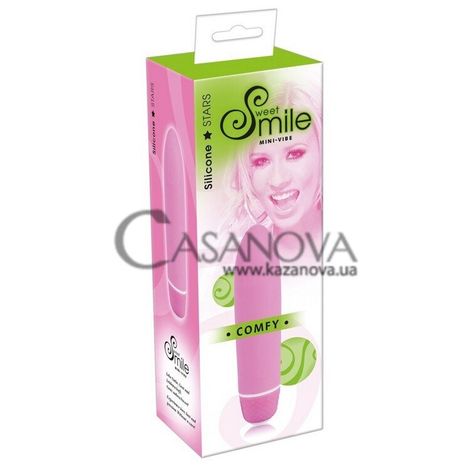 Основне фото Вібратор Smile Comfy рожевий 13 см