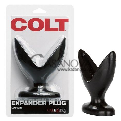 Основное фото Большая анальная пробка Colt Expander Plug Large чёрная 12,7 см