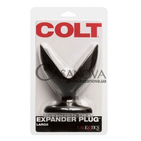 Основное фото Большая анальная пробка Colt Expander Plug Large чёрная 12,7 см