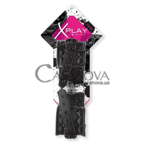 Основное фото Набор фиксаторов для рук и ног X-Play Wrist And Ankle Cuffs чёрный